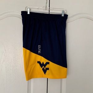 Nike Men's Athletic Shorts - Navy and Yellow